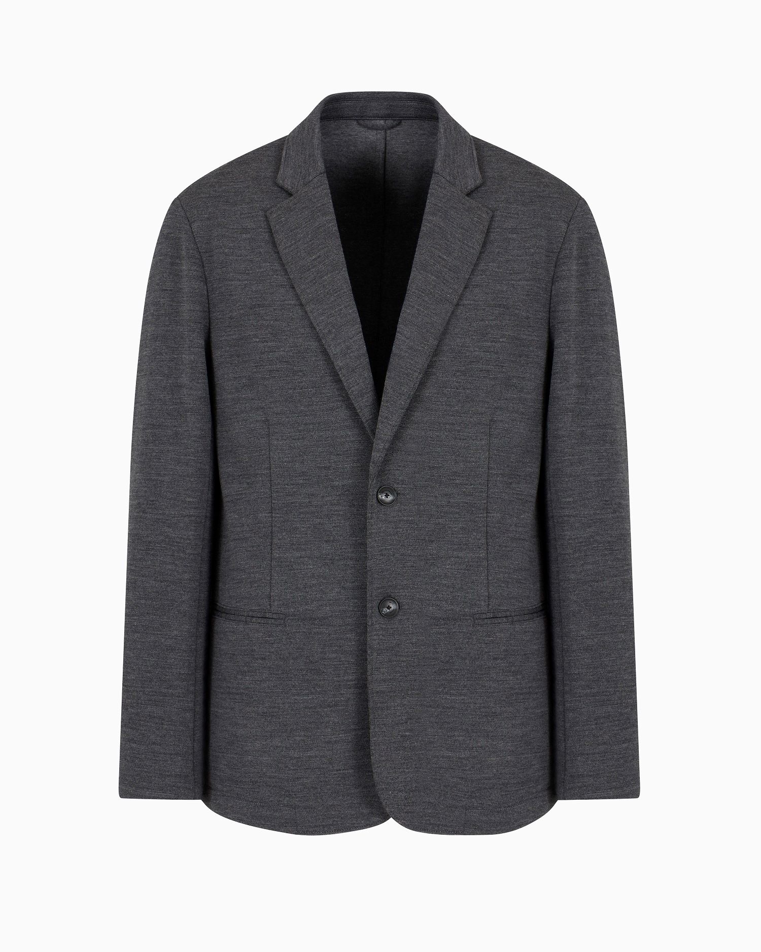 Emporio Armani TRAVEL CAPSULE - WOOL COTON JERSEY BLAZER